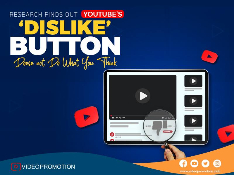 Research Finds out YouTube’s ‘Dislike’ Button Doesn’t Do What You Think
